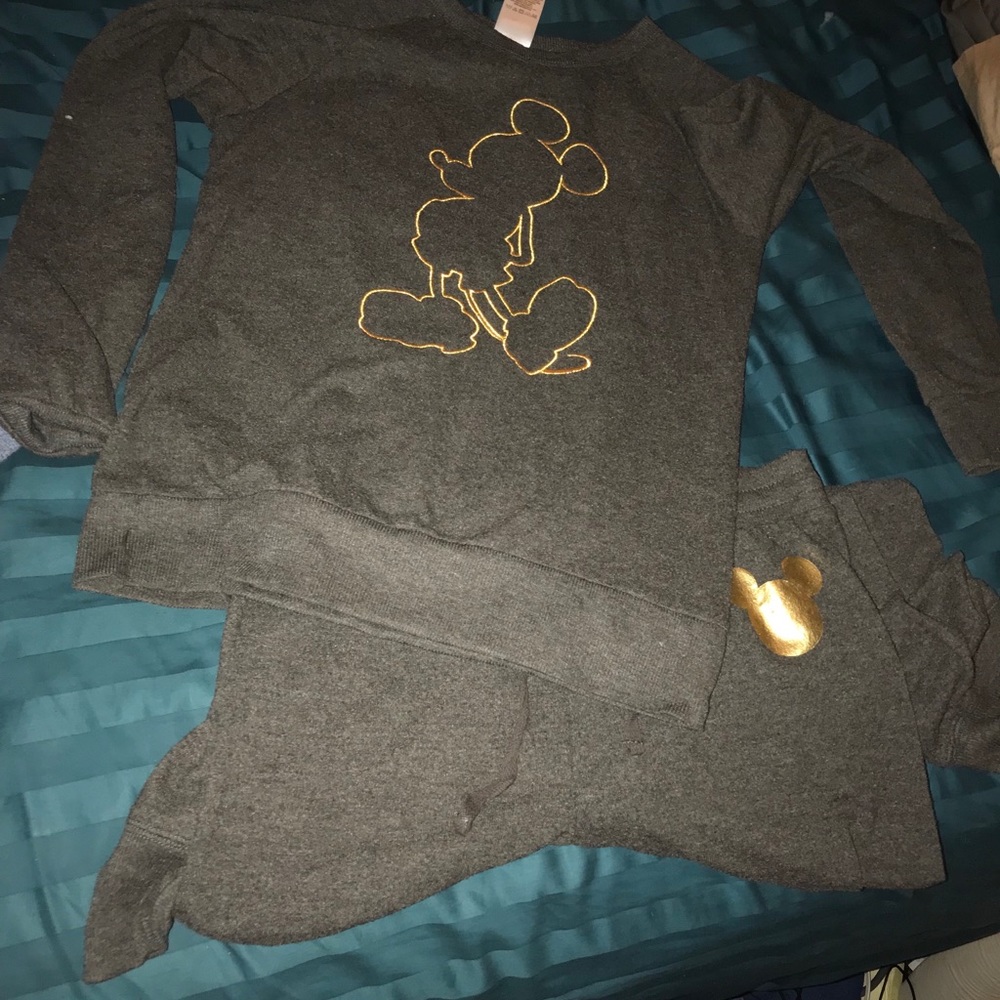 Mickey Mouse “sweatpant” and sweater set